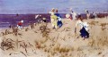 Mujeres elegantes en la playa mujer Kaemmerer Frederik Hendrik